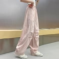 thumbnail image 2 of Stylish Girls Casual Pants Summer Fashion Trousers With Curved Design Comfortable Breathable For Teen Youth, 2 of 9