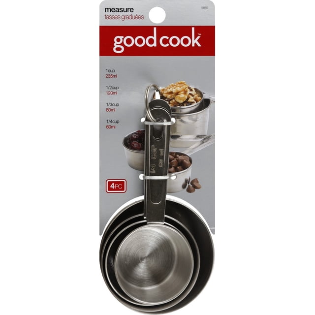 Good Cook Taza medidora 4 piezas GoodCook Set de 4 tazas medidoras