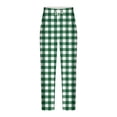 thumbnail image 1 of Pantalones largos para hombre, informales, a la moda, con estampado, cintura elástica, rectos, de poliéster, 1 of 3