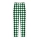 thumbnail image 1 of Pantalones largos para hombre, informales, a la moda, con estampado, cintura elástica, rectos, de poliéster, 1 of 3