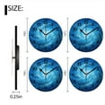 thumbnail image 2 of Battery Operated Analog Wall Clocks Non-Ticking Silent Modern Clock Decorative for Home,Office-Abstract Blue Swirls And Starry Night Sky(16inch), 2 of 4