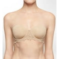 thumbnail image 2 of Calvin Klein Seductive Comfort Lace Strapless Bra, Bare, 30DD, 2 of 11