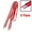 Red, variant on INSPIRE CHIC 5 Pairs 43.3 Inch Length Plastic Tips Flat Wide Shoelaces Laces Shoestring White One Size