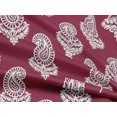 thumbnail image 5 of oneOone Tissu en Rayonne Rouge pour Robe, Tissu Imprimé au Mètre, Largeur 56 Pouces, 5 of 5