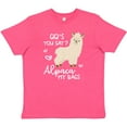thumbnail image 3 of Inktastic Gigi's You Say Alpaca My Bags Youth T-Shirt, 3 of 5