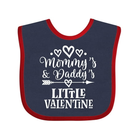 

Inktastic Mommy and Daddy Little Valentine Gift Baby Boy or Baby Girl Bib
