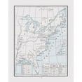 thumbnail image 2 of Cram 26x32 White Modern Wood Framed Museum Art Print Titled - Inter Colonial Wars - Cram 1892, 2 of 4
