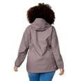 thumbnail image 3 of Free Country Women's Plus Size X2O Anorak Rain Jacket Driftwood 2X, 3 of 5