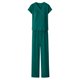 thumbnail image 5 of Tops de Mujer Vestido Casual de Manga Larga Suelta Cuello en V de Manga Corta con Pantalones de Piernas Anchas Set de Pantalones Cortos de Bolsillo, Trajes de Calentamiento de Mujer 2 Piezas, 5 of 6