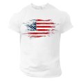 thumbnail image 3 of Camisetas de Manga Larga para Hombres Moda Casual Impresión Sólida Cuello Redondo Camisetas, Camisetas de Algodón de Poliéster Blusa, 3 of 5