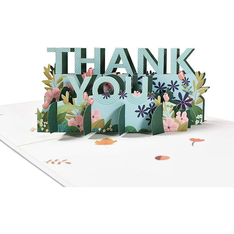 Thank You Greeting Cards, Pop Up Thank You Cards