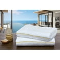 thumbnail image 2 of Ample Decor 100% Cotton Set of 2 Beach Towel Large Absorbent Cabana Striped Lightweight for Adults - Yellow - 30 x 68 inch, 2 of 6