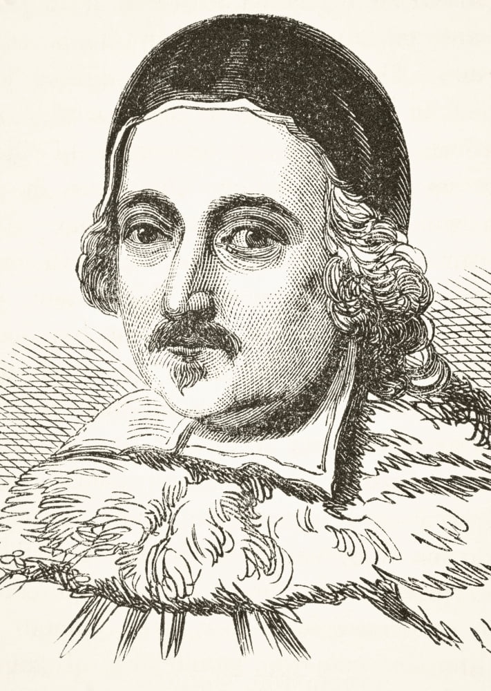 Sir Matthew Hale 1609 To 1676 English Jurist And Lord Justice Of England From The National And Domestic History Of England By William Aubrey Published London Circa 1890 Canvas Art - Ken Welsh Design