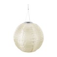 thumbnail image 1 of Cálida [color Champán] 25 Cm 10 Pulgadas Solar Impermeable para Exteriores Linterna Autocolgante (champán) Círculo Pesado, 1 of 9
