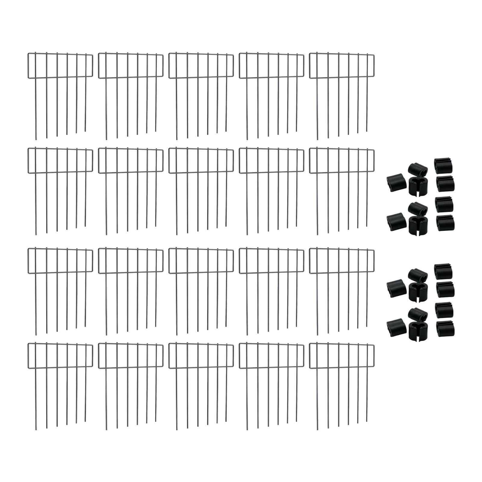 Aymzbd 10Pcs Decorative Garden Fence Panels Fence Border Home Park Patio Outdoor Animal