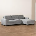 thumbnail image 5 of Bowery Hill Light Grey Sectional Sofa with Right Facing Chaise, 5 of 6