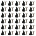 thumbnail image 1 of Weiweiguan 100 Sets Rivet Studs Metal Cone Rivets DIY Screwback Studs Bullet Spikes, 1 of 6