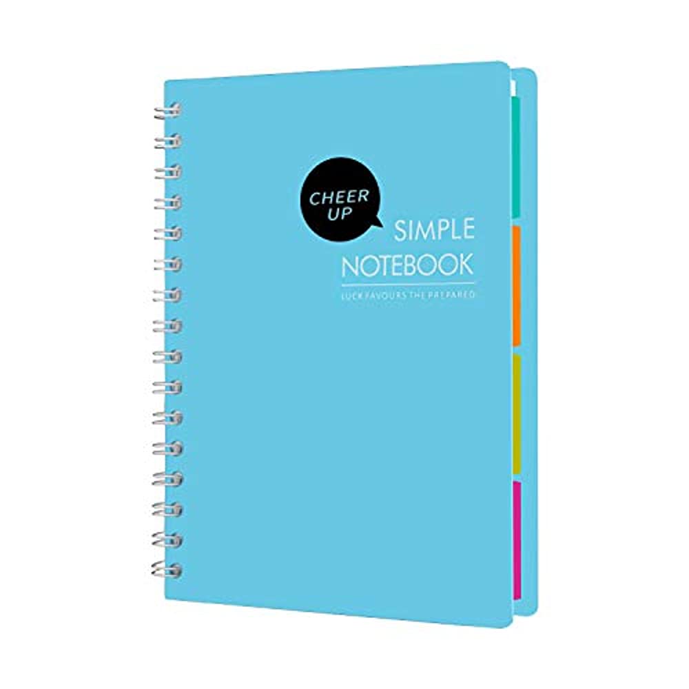 Bullet Journal and Leather Journal Refill 1 Subject A5 Spiral Notebooks 200 Wide Ruled Pages by Le Vent Spiral Bound Notebook 5x7 for Writing Set of 2 Lined Journals