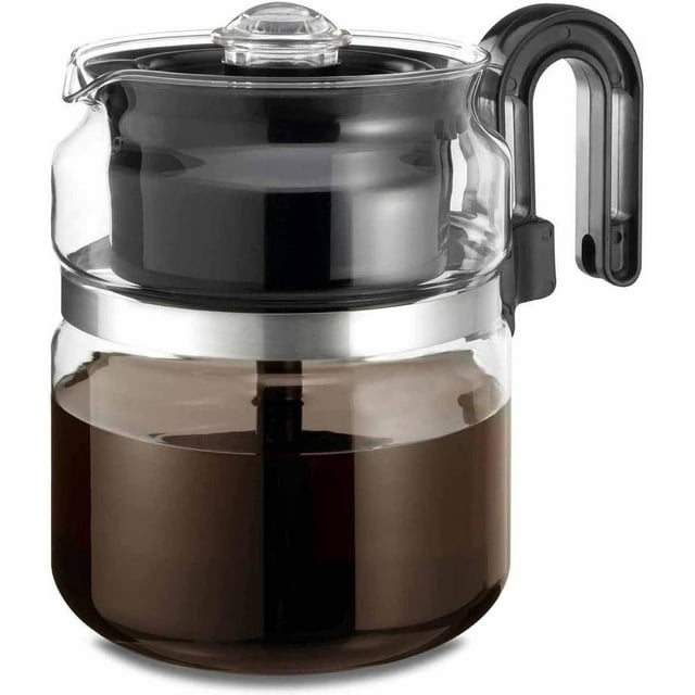 Cafetera de Vidrio Borosilicato Café Brew Collection Transparente sin BPA para 8 Tazas CAFÉ BREW COLLECTION NA