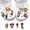 NDD19, variant on 12Pcs One Piece Shoe Charms for Croc, Cartoon Shoe Decoration for Shoes Bracelet Wristband Clog Sandals Birthday Party Favors