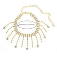 thumbnail image 3 of Boho Rhinestone Ankle Chain - Elegant Gypsy Beach Foot Jewelry with Adjustable Clasp for Women & Teens, 3 of 4