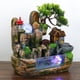 thumbnail image 5 of Billuyoard Adorno de fuente de rocalla con luces, paisaje simulado, adornos artesanales multifuncionales en miniatura, regalos para el hogar Decoración del hogar, 5 of 6