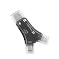 thumbnail image 1 of Lector de tarjetas SD TF 4 en 1 ZOOOT para iPhone USB-C Lightning, 1 of 8