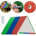 thumbnail image 4 of Kids Playground Roof Swing Set Replacement Tarp 52" × 90" Canopy Roof Canopy ReplacementCanvas Cover Replacement Waterproof Trap Cover Made of 210D Oxford Silver Coated Fabric, 4 of 10