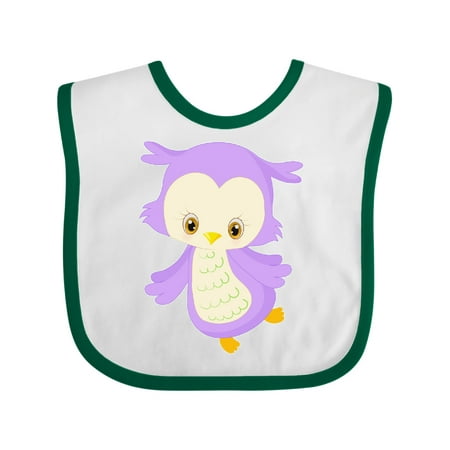 

Inktastic Cute Purple Bird Gift Baby Boy or Baby Girl Bib
