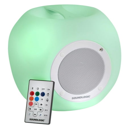 SoundLogic XT Bluetooth Color Changing Wireless CUBE Speaker With Remote