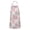 Pioneer Flower Floral-1, variant on Pioneer Flower Floral Print Pattern Apron for Women and Men, Cotton Linen Waterproof with Pockets, Adjustable, 33x27 Inch for Kitchen, Gardening, BBQ, Salon