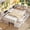 White, variant on Full Daybed With Storage L-Shape Bookcase & 6 Drawers Metal Platform Bed Small Space Guestroom Furniture White& Rustic Gray