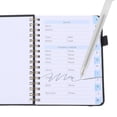 thumbnail image 4 of Libreta de espiral recargable con pestañas alfabéticas y portalápices. Ideal para organizar direcciones y contraseñas., 4 of 7