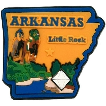 

Arkansas Little Rock Multi Color Fridge Magnet