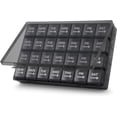 thumbnail image 1 of Large Monthly Pill Organiser 28 Day Pill Box Organizer By Week, Large 4 Weeks One Month Pill Cases With Dust-proof Container For Pills/vitamin/fish Oi, 1 of 5