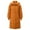 Orange, variant on Lisingtool Clearance Womens Tops Winter Coats for Women Cotton Jacket Winter Long Knee Length Down Cotton Jacket Women Loose Thickened Hooded Cotton Jacket M-3XL Clearance sale
