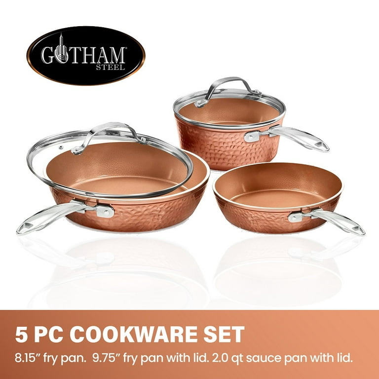 Gotham Steel Cookware Set, 5 pc - Kroger