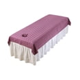 thumbnail image 5 of Stgfyxgs Salon Sofa Cover, with Face Hole, Professional Massage Table Cover, Washable, Lightweight And Soft, Beauty Bed Cover for Salon Purple, 5 of 9