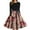 Red, variant on Christmas Dresses for Women Women's Fashion Round Neck Slim-Fit Christmas Print Long-Sleeved Dress for Christmas Party,Army Green,L