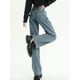 thumbnail image 2 of Pantalones vaqueros a rayas para mujer, de otoño, combinables, con estilo, estilo coreano, de cintura alta, estilo urbano, para uso diario universitario., 2 of 6