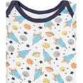 thumbnail image 4 of Luvable Friends Baby Boy Cotton Long-Sleeve Bodysuits 5pk, Rocket, 3-6 Months, 4 of 5