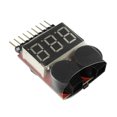 thumbnail image 2 of Probador de voltaje 2 en 1 Matsuzay 1-8S Lipo/Li-ion/Fe Detector Alarma de zumbador de bajo voltaje, 2 of 5