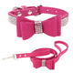 thumbnail image 1 of Collar para perro con pajarita, collar suave y deslumbrante con cristales de piedras preciosas, adecuado para perros con, 1 of 6