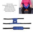 thumbnail image 3 of Cinturón de seguridad para silla de ruedas sujeción de pierna ajustable acolchada cinturón de seguridad para silla de ruedas hebilla de liberación rápida para ANGGREK Otros, 3 of 7