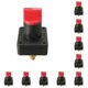 thumbnail image 1 of Scienceny Red Kill Switch Desconexión de la batería: buen rendimiento de seguridad Larga vida útil Aislador de la Desconexión negro rojo 10piezas, 1 of 3