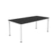 thumbnail image 1 of Escritorio Viena 180x60cm – Negro con Patas Blanco, 1 of 1