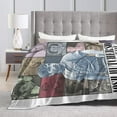 thumbnail image 5 of Josh Hutcherson Blanket Anti-Pilling Throw Blanket Plush Blanket Lightweight & Ultra-Soft, Warm & Comfy Flannel Fleece Blanket for Couch, Bed, Sofa, 60x80, 5 of 6