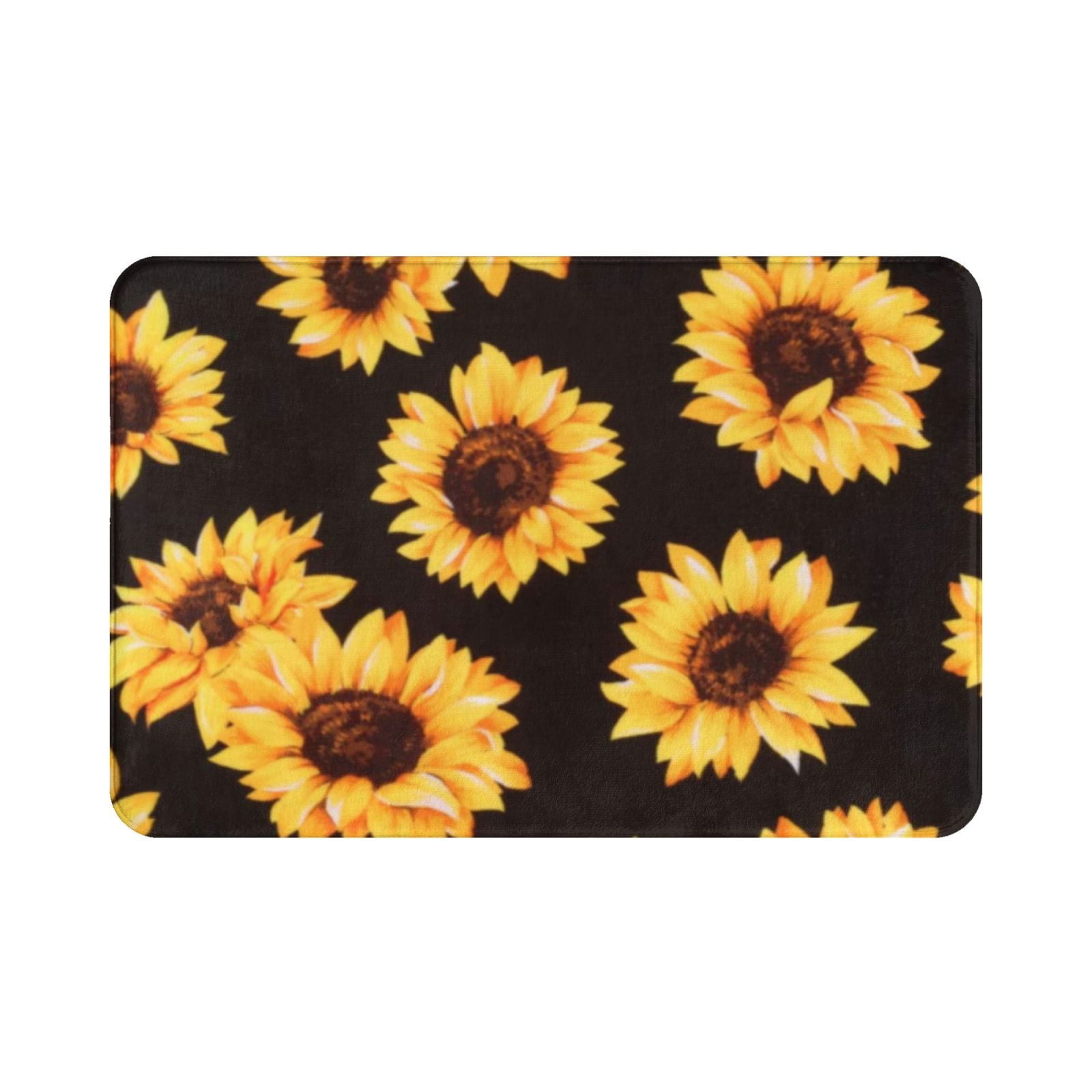 Black Bath Mat Sunflower Bathroom Rugs Yellow Bath Rugs Bathroom Rug Bath Mats for Bathroom 16