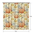 thumbnail image 5 of Rideaux de Douche Citrouille de la Récolte d'Automne de l'Action de Grâce, Rideau de Bain Lavable avec Crochets Rideaux en Polyester Basiques pour Jour de l'Action de Grâce Fête d'Automne Décoration Maison, 5 of 5