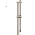 thumbnail image 3 of Metal Rectangular Desk Lamp with Adjustable Pole, Silver- Saltoro Sherpi, 3 of 5
